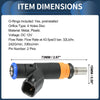 Dodge Ram 1500 5.7L Black Fuel Injector 8 x (2009-2010)
