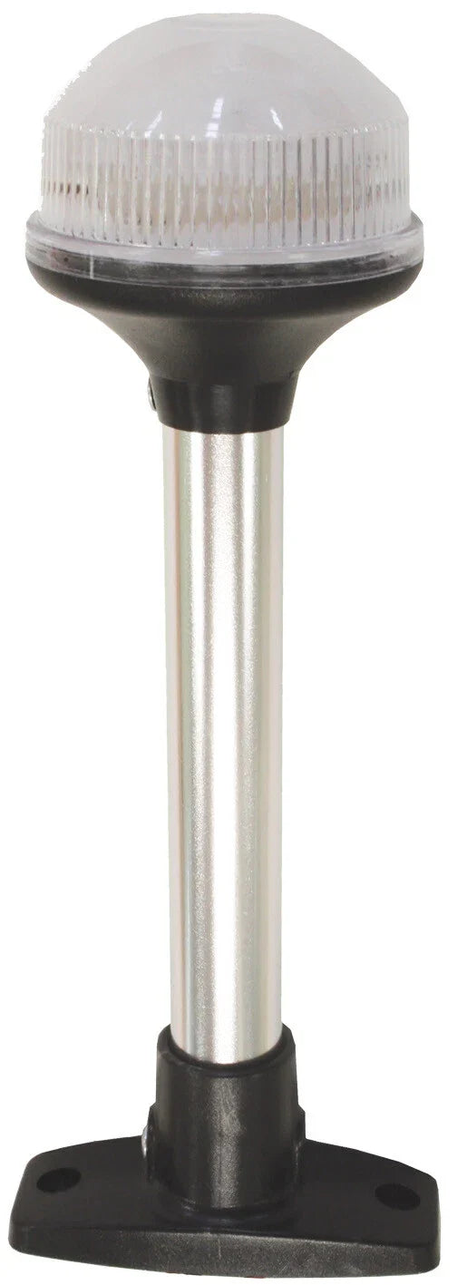 LED Boat Fixed 360° Navigation Light 200mm Height 12V All Round White