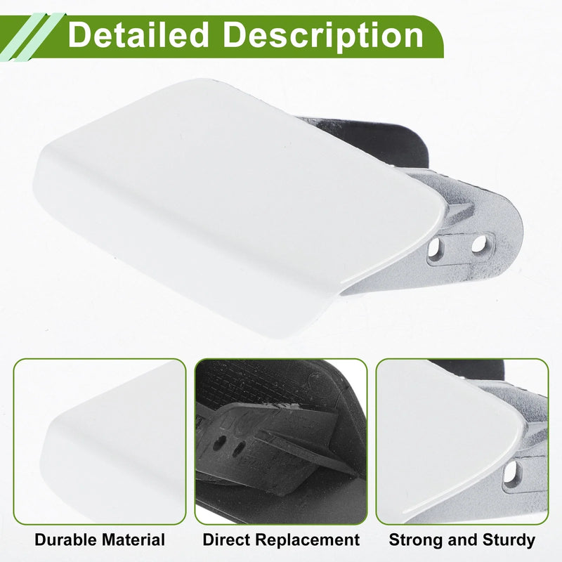 BMW 320i White Front Left Washer Nozzle Cover Cap (2013-2018)