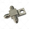 Car Model Pair of Stainless Steel 3 AN Male Brake Hose Tee Blocks
