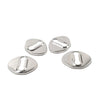 Honda, Toyota, Mazda, Hyundai 4 x Silver Car Door Lock Protective Covers