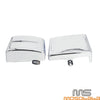 Harley Dyna Fat Bob FXDF Chrome Side Battery Fairing Covers (2006-2017)