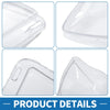 Jeep Grand Cherokee Car Front Left Right Headlight Lens Covers (2001-2003)