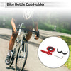 Motorcycle Bicycle Universal Drink Holder / Red Aluminum Water Bottle Cup