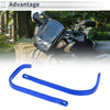 Motorcycle Hand Guard 1 Set Universal Knuckle Guard Protector Blue Alloy