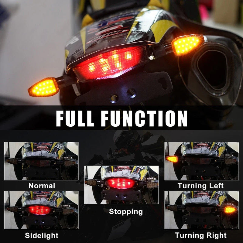 Suzuki DRZ400S SM Fender LED Brake Light Turning Signal (2000-2024)