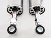 Harley Davidson FLST Heritage Softail Chrome Rear Shock Absorbers (89-90)