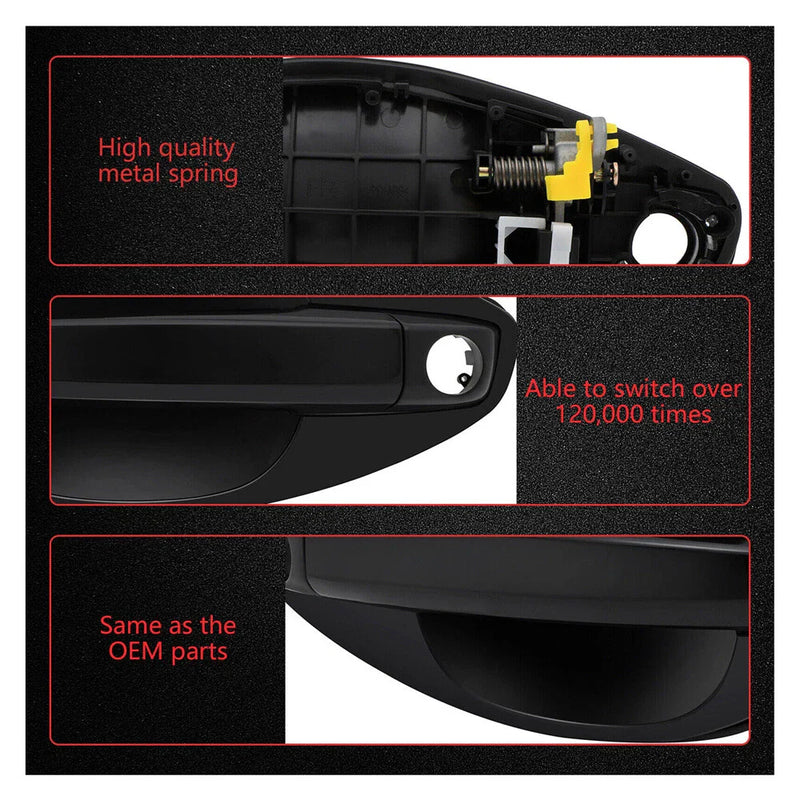 Hyundai Tiburon Front Left & Right Outside Door Handles (2003-2008)
