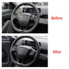 Ford Mustang Mach-E Carbon Fiber ABS Steering Wheel Trim Cover (2021-2023)