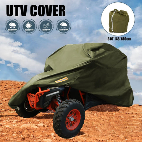 Polaris Ranger Army Green UTV Cover Waterproof Full Cover
