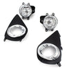 Toyota Yaris Hatchback Clear Fog Light w/Bezel & Switch (2015-2016)
