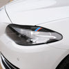 BMW 5 Series F10 Carbon Fiber Headlight Eyebrow Cover Trim (2010-2013)