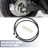 Motorcycle 125cm Motorcycle Brake Clutch Oil Hose Throttle Pipe Black
