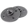 Wall Mount Black 10 x 1/2" Malleable Iron Floor Flange Pipe Fittings