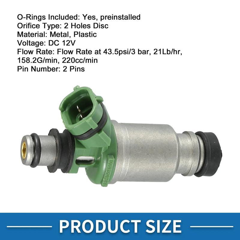 Toyota Camry LE, XLE 2.2L 6 x Fuel Injectors (1992-2000)
