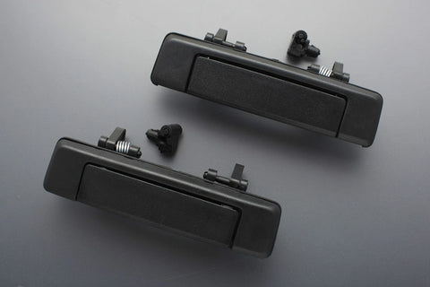85-98 Ford Courier Mazda Bravo B2000 B2200 B2600 Black Door Handles 2 x