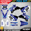 Yamaha YZF 250 (2003-2005) TORNADO STYLE Decals Custom Graphic Kit