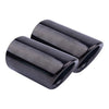 BMW E90 E92 325i 328i 2 x Ti Black Exhaust Trim Tail Pipe (2007-2010)