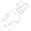 Yamaha YZF R6 Black Red Driver & Passenger Seats (2017-2022)