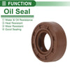 Car Oil Seal 15x30x10mm FKM Rubber 5 Pcs