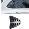 VW Polo 2 x Carbon Style Rear Side Window Louvers (2017-2023)