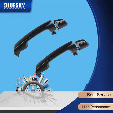 Toyota Prado J150 Black Rear Outer Door Handles (2009-2020)