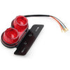 Motorcycle Integrated Tail Light Dual Turn Signal Brake License Plate Lamp