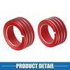 Toyota 4Runner (2010-2020) - 3 x Red AC Button Ring Knob Cover Trim