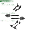 Mercury Milan 6pcs Front Suspension Kit (2006-2009)