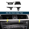 BMW Left Right Front Center 1 Set AC Air Vent Clips Tab
