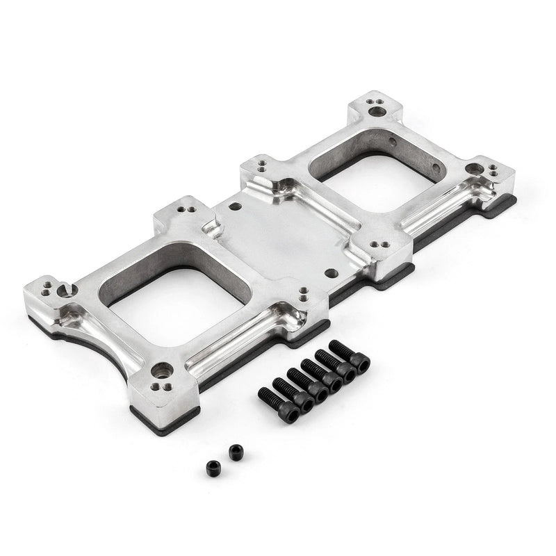 6-71 8-71 Polished Dual Carb 4150 Blower Adapter Plate