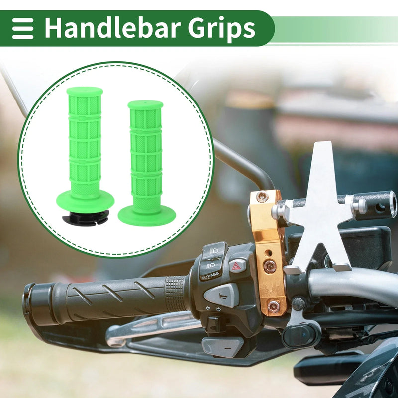 Make Model 7/8" 22mm Hand Grips Cover TPR Green