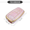 Toyota Prius TPU Pink  Button Remote Smart Key Fob Cover (2006-2022)