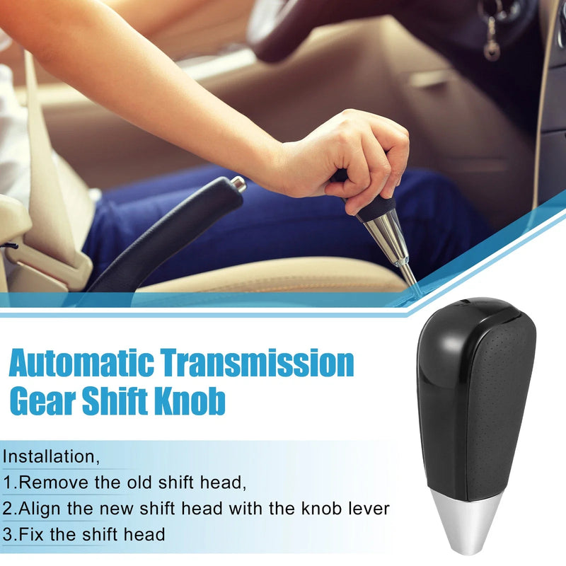 Toyota Black Faux Leather Gear Shift Knob Cover