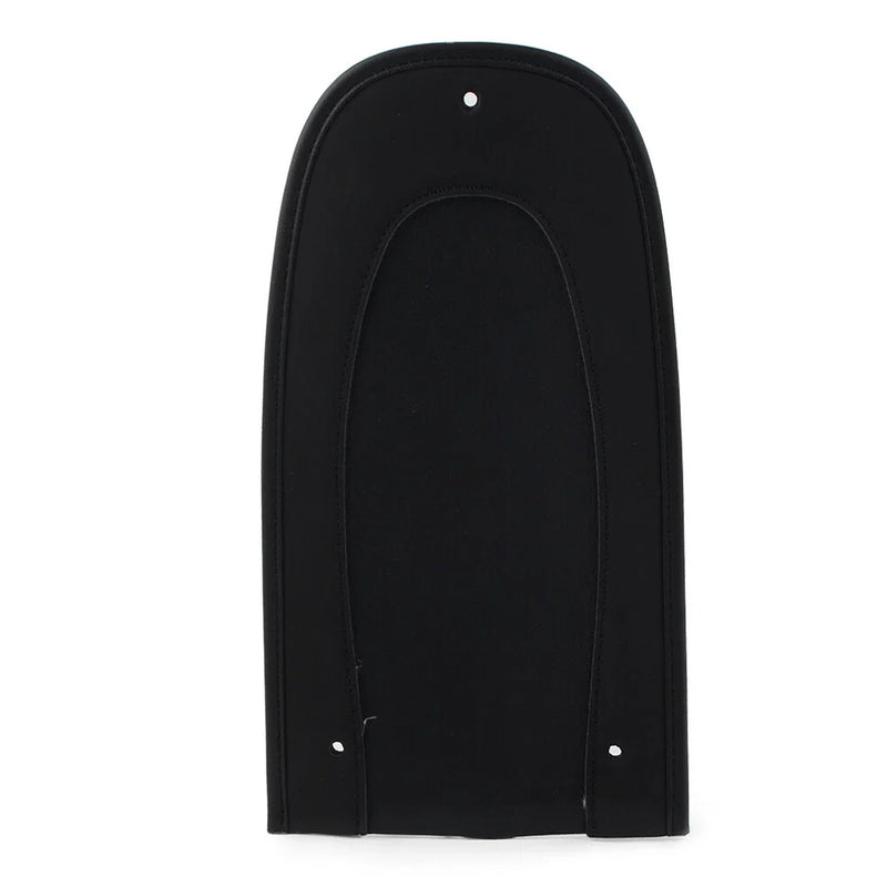 Harley Street Glide Black Flame Rear Fender Bib Leather Solo Seat (2006-2023)