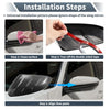Hyundai Tucson Rearview Mirror Cover Overlay Gloss Black (2015-2020)