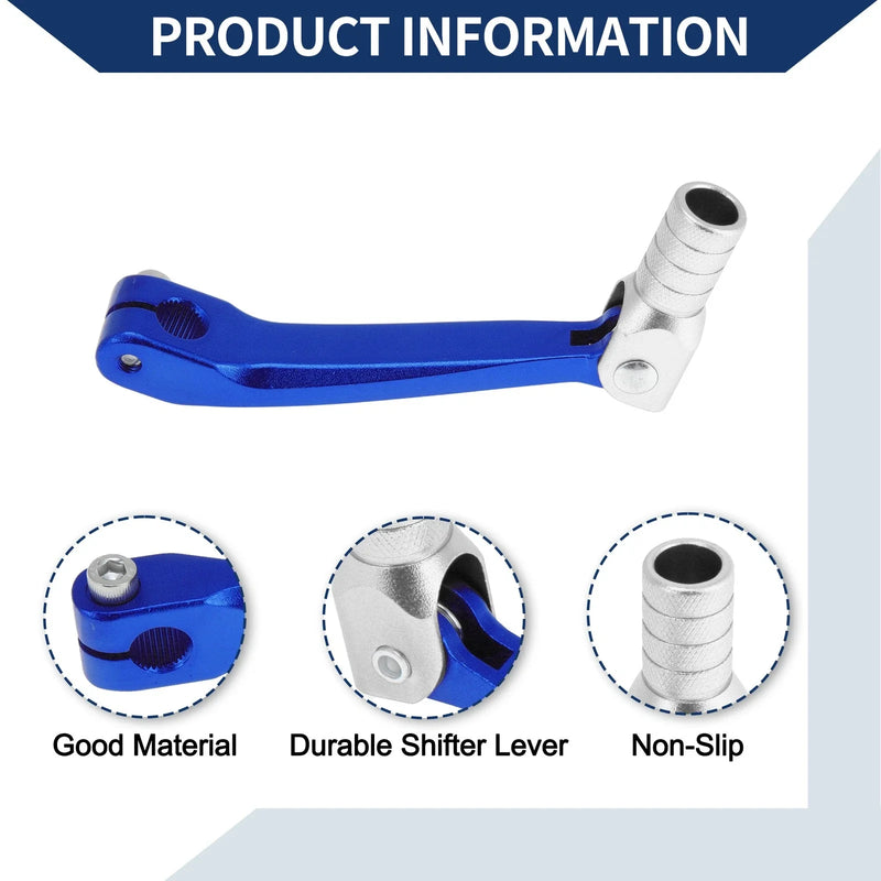 Honda CRF150F (2003-2017) Blue Silver Folding Motorcycle Gear Shifter Lever