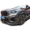 BMW X5M F95 2020-23 Real Carbon Fiber Front Bumper Side Air Vent Cover Trim
