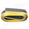 Front & Rear Carbon Fiber Splitter Body Spoiler Rubber w/3M Adhesive