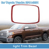 Toyota Tundra Rear Row Headlight Trim Bezel Red (2014–2021)