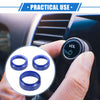 Dodge Dart (2012-2018) Blue 3 x Car AC Audio Tune Switch Knob Covers