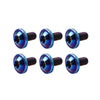 Bike Motorcycle 6 x M6x15mm Alloy Torx Head Screws