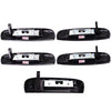Exterior Door Handle Black Set 5 Fits Mitsubishi Mirage 5D Hatchback 2012-18 D06