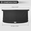 Mercedes-Benz ML-Class 2006-2011 Gloss Black Retractable Cargo Cover