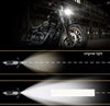 Harley Low Rider, Fat Bob 5.75" Chrome LED Daymaker Bullet Headlight (2014-2023)