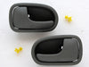Ford Laser Tierra Courier Mazda 323 Bravo Inner Door Handle 2 x Grey (98-06)