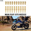 Motorcycle Main Pilot Jets Nozzles 178–198 20pcs