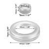 Chevrolet 4 x Silver Tone Aluminum Alloy Center Control Ring Knob Cover