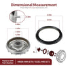 Honda Rancher 350 Front Brake Drum Hub & Seal 2 x (2000–2006)