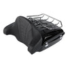 Harley Road King Black Chopped Trunk Backrest Rack (2014-2025)